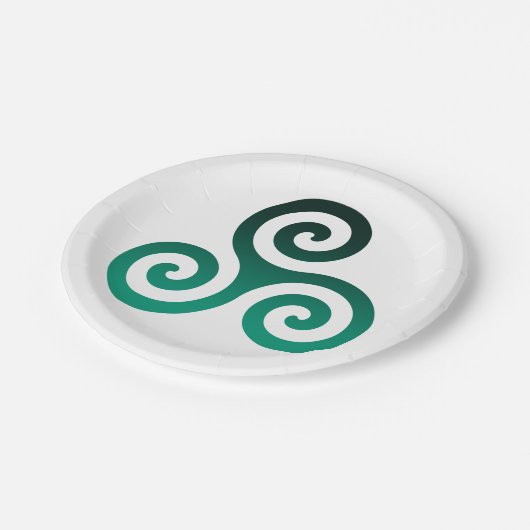 Green Tris Papieren Bordje (Gekanteld)