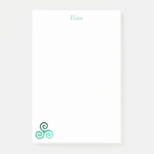 Green Tris Post-it® Notes (Voorkant)