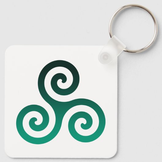 Green Tris Sleutelhanger (Achterkant)