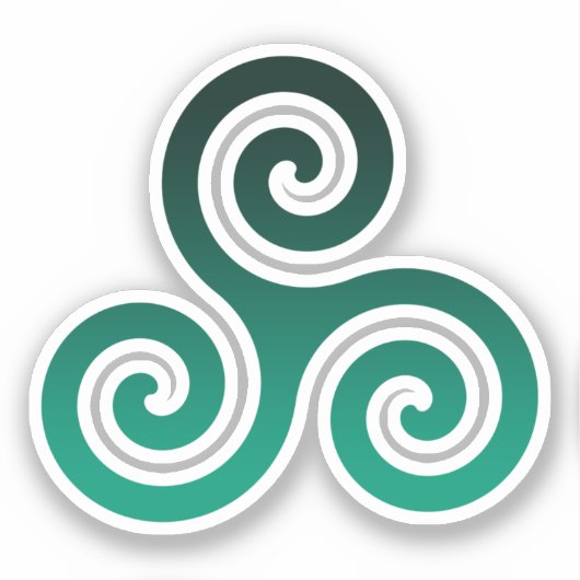 Green Tris Sticker (Voorkant)