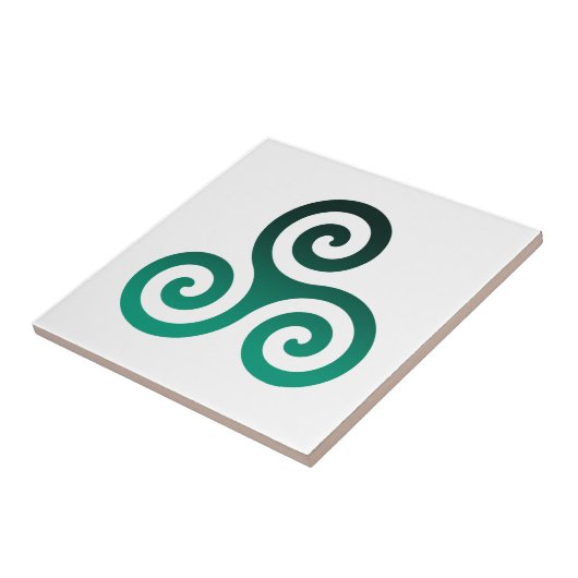 Green Tris Tegeltje (Zijkant)