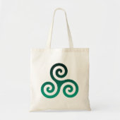 Green Tris Tote Bag (Voorkant)