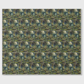 Green Troll Under a Stone Bridge Cadeaupapier (Vlak)