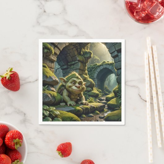 Green Troll Under a Stone Bridge Servet (Insitu)