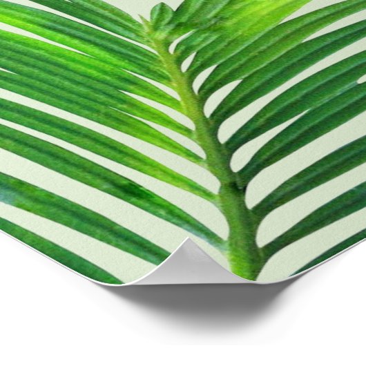 Green Tropical Funny Laundry Room Sign Poster (Hoek)