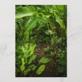 Green tropical garden, Earth Day Card (Voorkant)