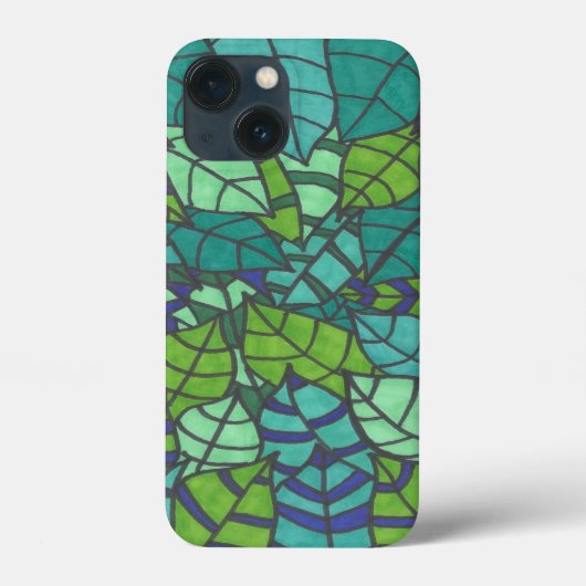 Green Tropical Leaves Beach Towel Case-Mate iPhone Case (Achterkant)