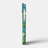 Green Tropical Leaves Beach Towel Case-Mate iPhone Case (Achterkant / Links)