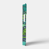 Green Tropical Leaves Beach Towel Case-Mate iPhone Case (Achterkant / Rechts)