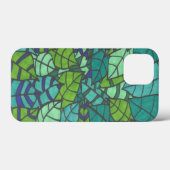 Green Tropical Leaves Beach Towel Case-Mate iPhone Case (Achterkant (horizontaal))