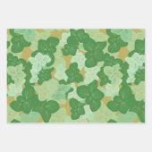 Green Tropical Leaves Inpakpapier Vel (Voorkant 2)