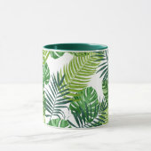 Green Tropical Leaves Mok (Midden)