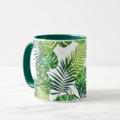 Green Tropical Leaves Mok (Voorkant links)