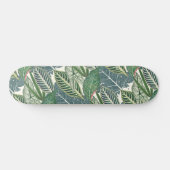 Green Tropical Leaves Persoonlijk Skateboard (Horizontaal)