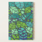 Green Tropical Leaves Planner (Achterkant)