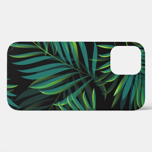 Green tropical palm leaves. Seamless pattern graph Case-Mate iPhone Case (Achterkant (horizontaal))