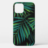 Green tropical palm leaves. Seamless pattern graph Case-Mate iPhone Case (Achterkant)