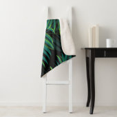 Green tropical palm leaves. Seamless pattern graph Sherpa Deken (In situ)