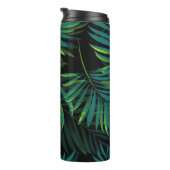 Green tropical palm leaves. Seamless pattern graph Thermosbeker (Geroteerd rechts)