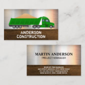 Green Truck | Bouwbenodigdheden Visitekaartje (Voorkant / Achterkant)