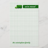 Green Truck Briefpapier (Voorkant)