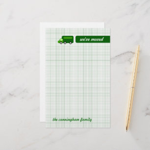 Green Truck Briefpapier