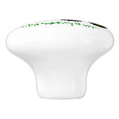 Green Truck Design Personalised Keramische Knop (Zijkant)