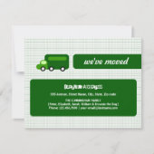 Green Truck Moving Announcement Aankondiging (Voorkant)
