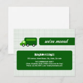 Green Truck Moving Announcement Aankondiging (Voorkant / Achterkant)
