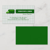 Green Truck Visitekaartje (Voorkant / Achterkant)