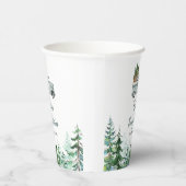 Green Truck Woodland Animal Baby shower Paper Cups Papieren Bekers (Rechts)