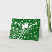 Green Trumpet Angel Kaart (Voorkant)