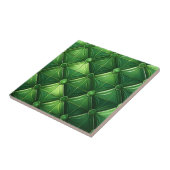 Green Tufted Design Tegeltje (Zijkant)