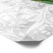 Green Tulip Bud  Retro Art Poster (Hoek)