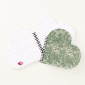 Green Tulips William Morris Spiral Notitieboek (Binnen)