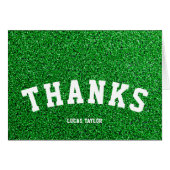 Green Turf Athlete Sports Dank u wel (Voorkant Horizontaal)