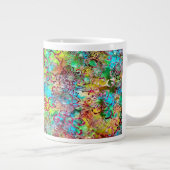 Green Turquoise Bali Batik Print Specialty Mok (Rechts)