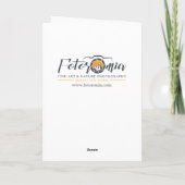 Green Turquoise Ice Art Foto Kaart (Achterkant)