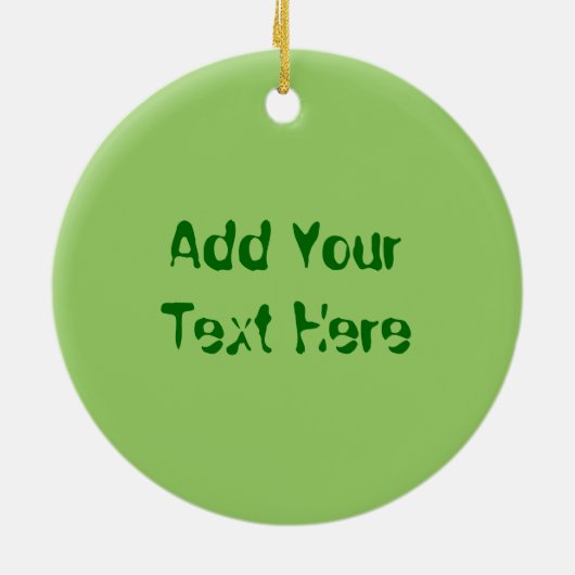 Green Turtle Baby 3D Circle Ornament (Achterkant)