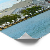 Green Turtle Cay Church, de Bahama's Poster (Hoek)