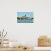 Green Turtle Cay-kerk, De Bahama's Poster (Keuken)