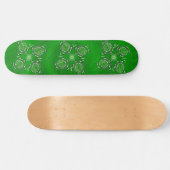 Green Turtle Dot Art Persoonlijk Skateboard (Horizontaal)