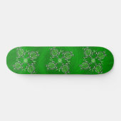 Green Turtle Dot Art Persoonlijk Skateboard (Horizontaal)