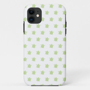 Green Turtle Pattern iPhone Case