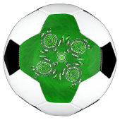 Green Turtles Dot Art, Voetbal (Gedraaid)