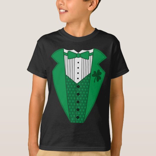 Green Tuxedo T-shirt (Voorkant)