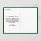 Green Typography Merry kerstfoto Collage Feestdagenkaart (Achterkant)