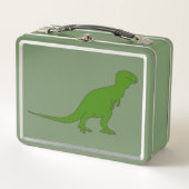 Green Tyrannosaurus Dinosaur Lunch Box (Voorkant)