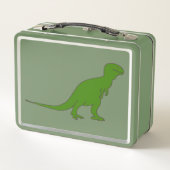 Green Tyrannosaurus Dinosaur Lunch Box (Achterkant)
