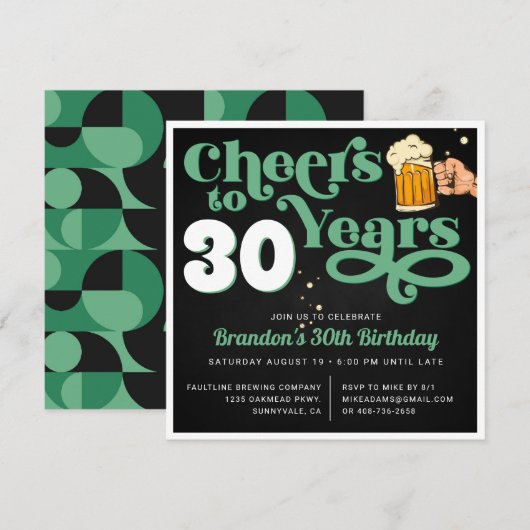 Green | Uitnodiging tot het indienen van prijsuitn (Voorkant / Achterkant)